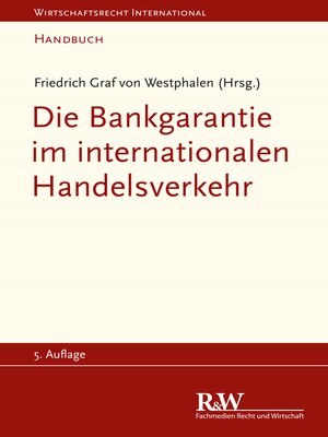 cover image of Die Bankgarantie im internationalen Handelsverkehr